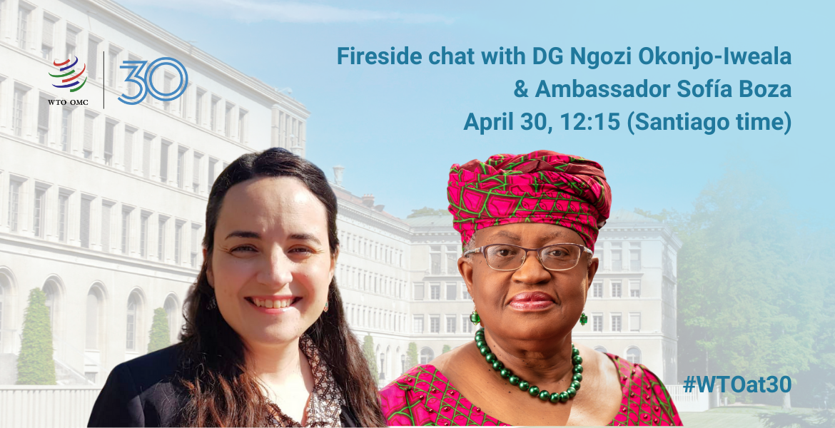 Fireside chat with the WTO Director-General Dr Ngozi Okonjo-Iweala and Ambassador Sofía Boza