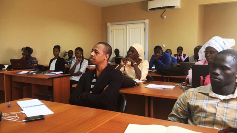 Training course held at Cheik Anta Diop University in Senegal under WTO Chairs Programme